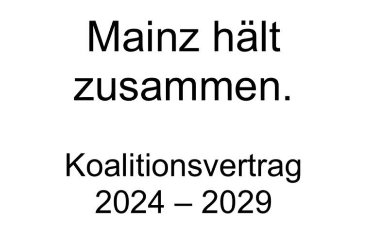 Gemeinsame Erklärung der Koalition aus Bündnis 90/Die Grünen Mainz, CDU Mainz und SPD Mainz zur aktuellen Lage