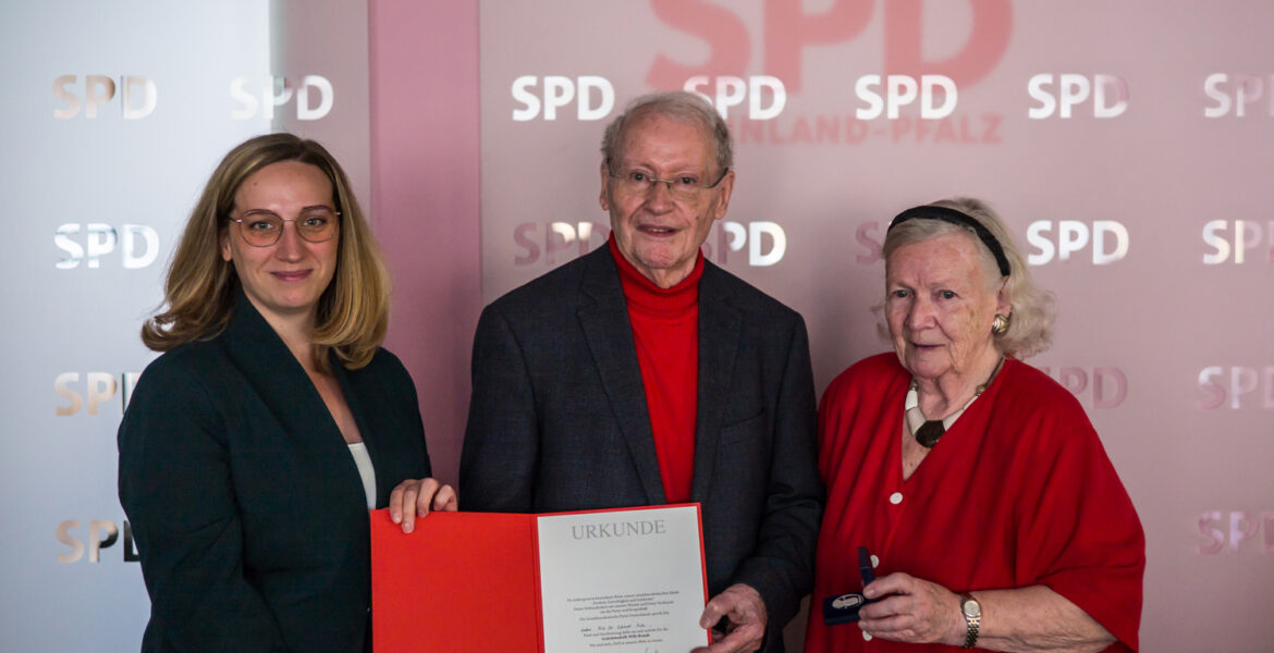 Jana Schmöller, Prof. Dr. Eckhart Pick, Eleonore Fahrbach