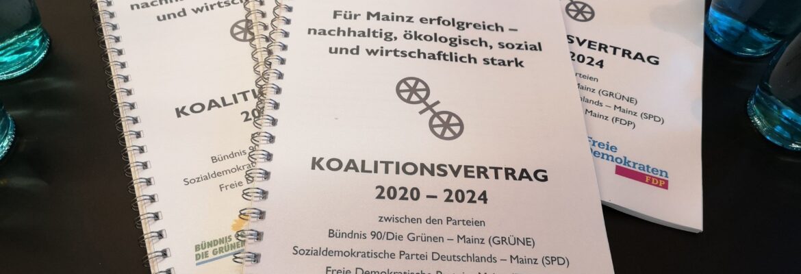 Koalitionsvertrag 2020 bis 2024