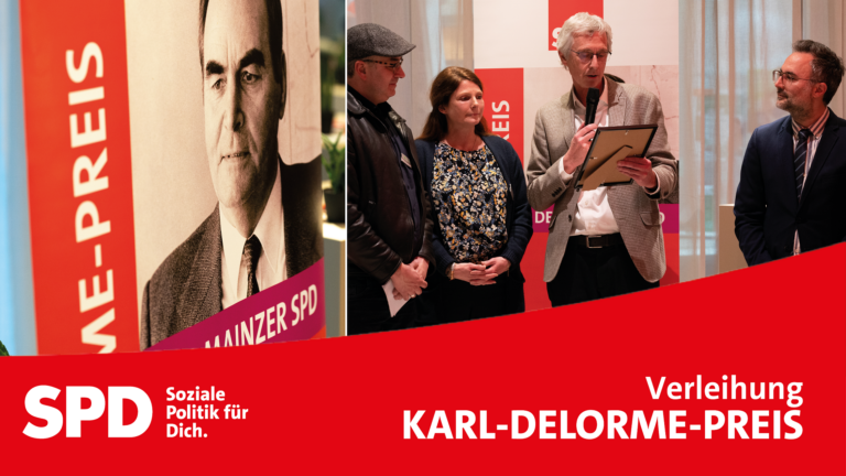SPD Mainz verleiht Karl-Delorme-Preis 2024