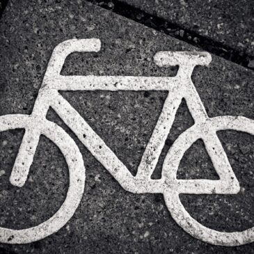 Symbolbild: Piktogramm mit einem Fahrrad