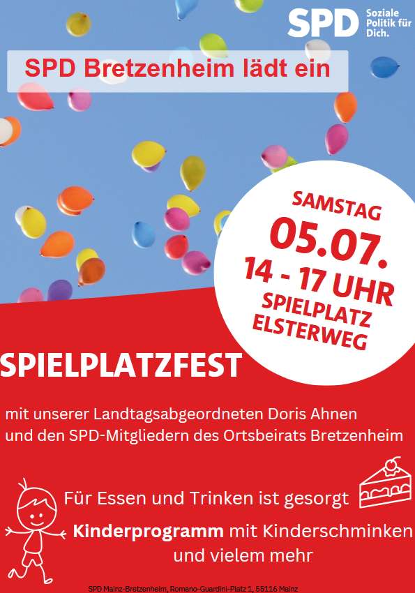 Bild zum Termin Spielplatzfest auf dem Spielplatz Elsterweg